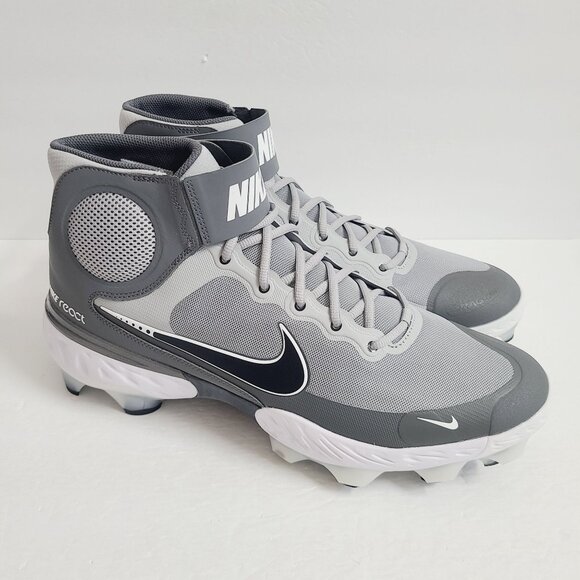 NEW Nike Alpha Huarache 3 Baseball Cleats CZ4455-005 Size 15 Gray